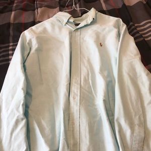 Ralph Lauren Teal button-down